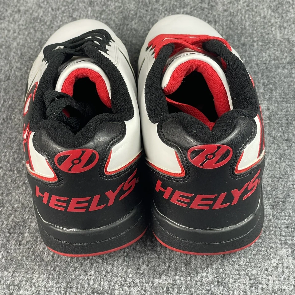 Heelys Propel 2.0 Wheeled Skate Shoes Youth 6 Black White Lace Up  Low Top Kids - Image 4 of 4