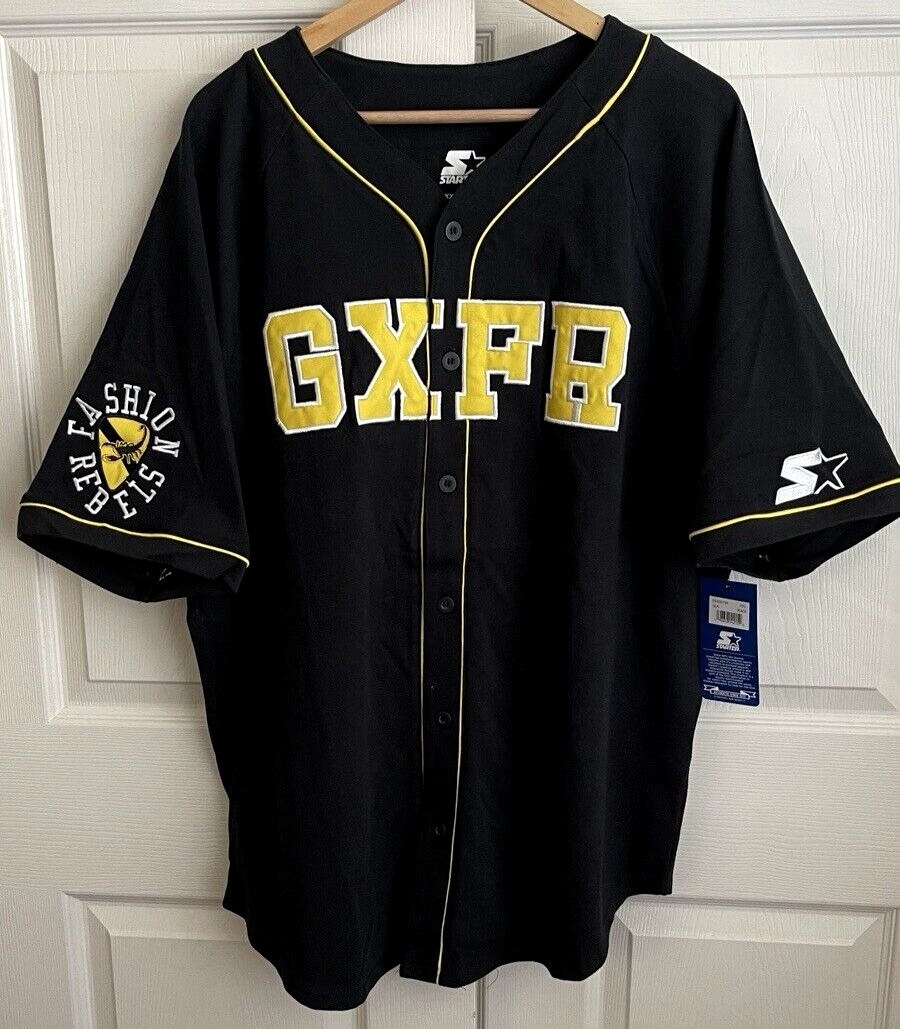 Starter x Griselda Records - Gxfr Jersey Black/Yellow Mens Sz XXL