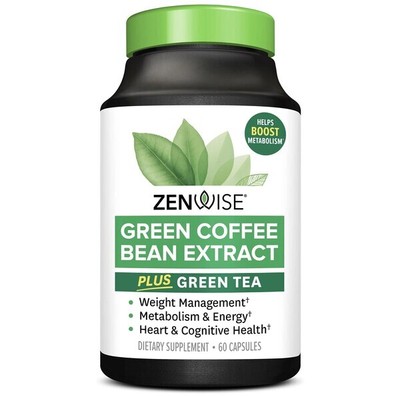 Zenwise Green Coffee Bean Extract - 60 caps (437,50 EUR/kg)