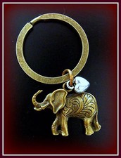 Republican GOP ELEPHANT Keychain Jewelry - Crimson TIde U of Alabama
