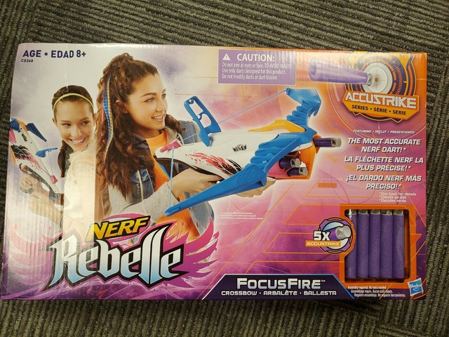 nerf rebelle focus fire crossbow