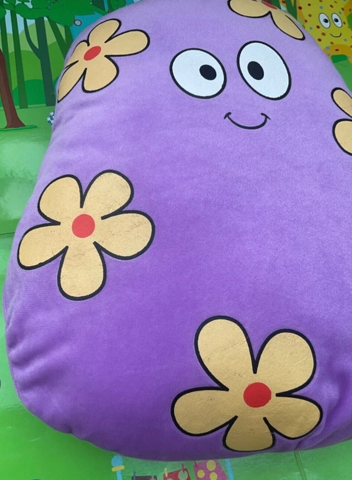 In The Night Garden Plush Purple & Flowery Haa Hoo Haahoo Cushion - Very Rare!!! - Image 3 of 4