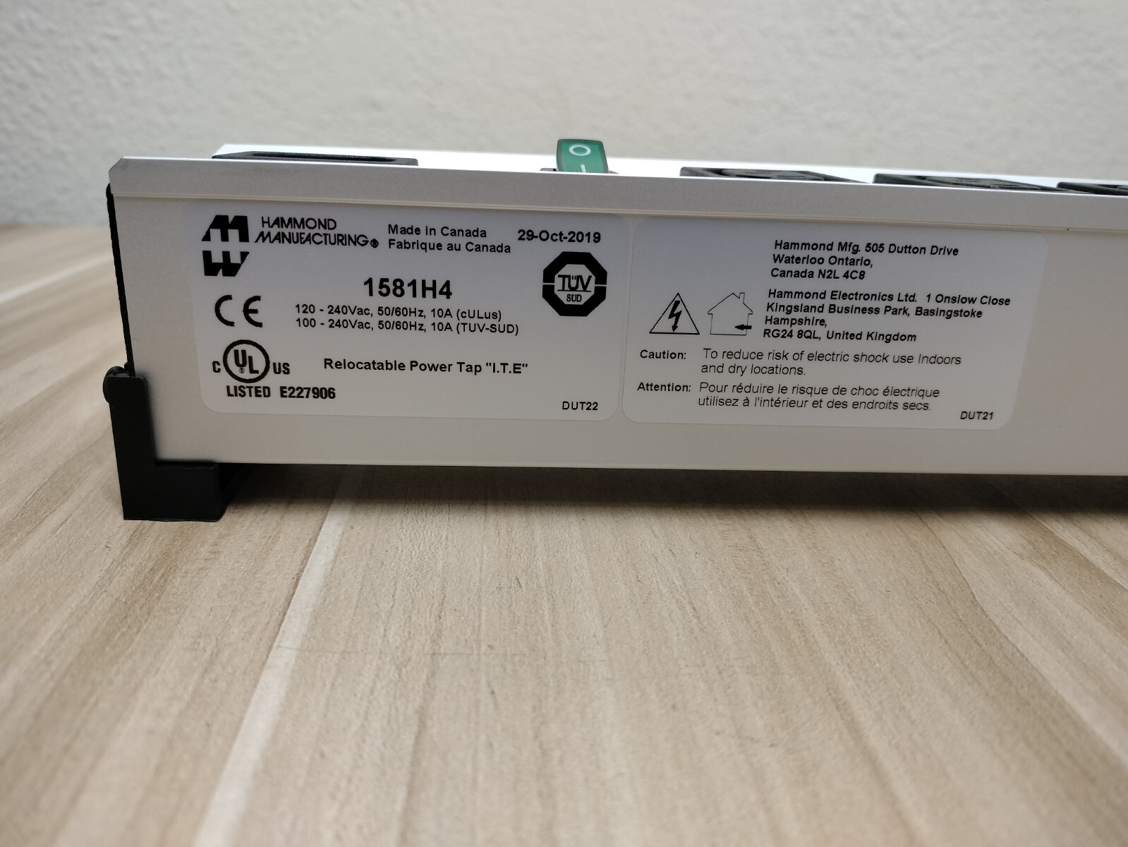 Hammond Manufacturing Power Tap (1581H4)*OPEN BOX*