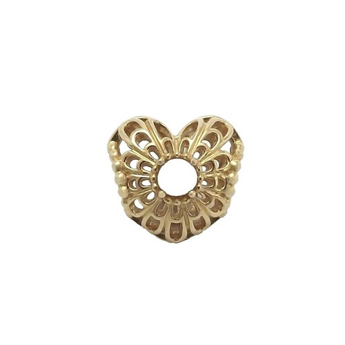 Pandora 14k Yellow Gold Diamond Openwork Charm Retired! 750466D | eBay
