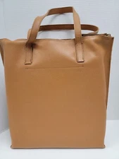MARK AND GRAHAM "THE DAILY TOTE" LEATHER TOTE CARRY BAG HANDBAG PURSE