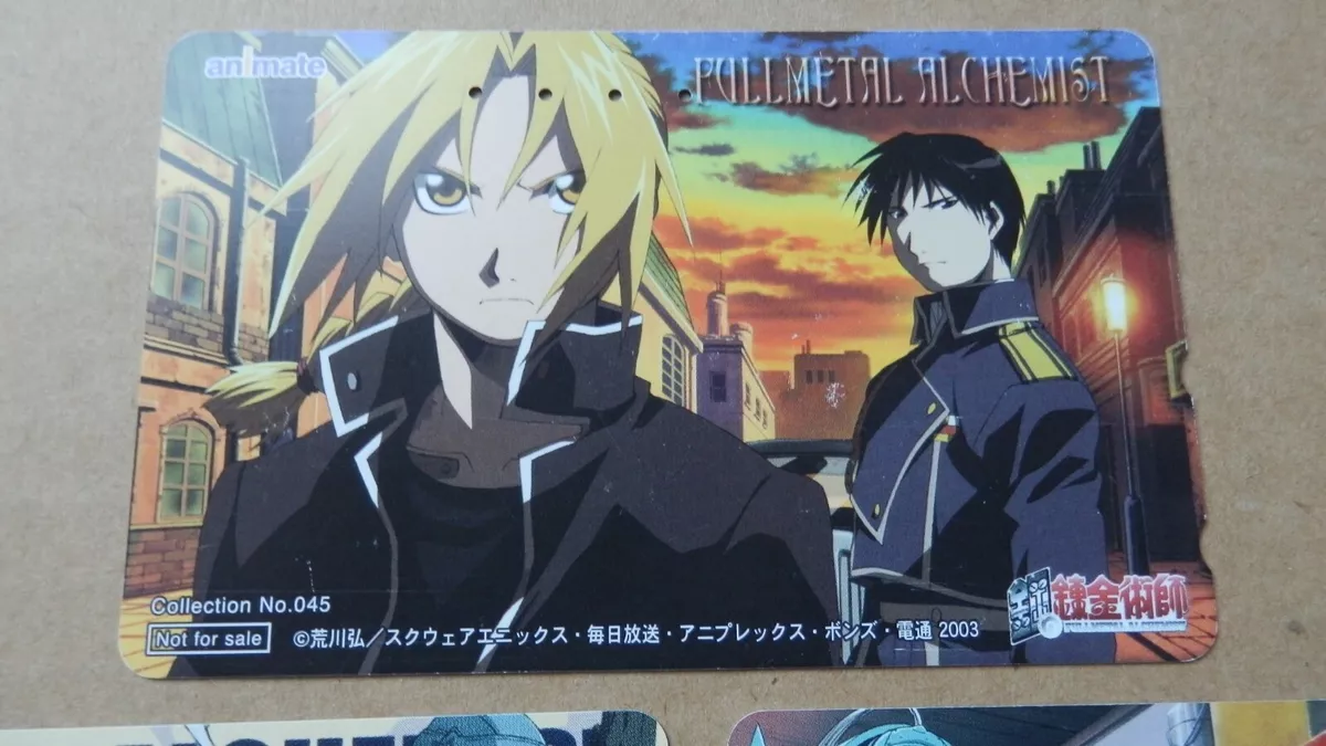 Full Metal Alchemist Phone Card Set Japan Japanese Cards Brotherhood Anime  Manga