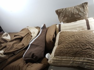 Madison Park Mp10 302 Palmer Comforter Set King Natural