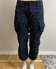 Marithe Fracois Girbaud Womens Y2K Cropped Cargo Pants Size US 26