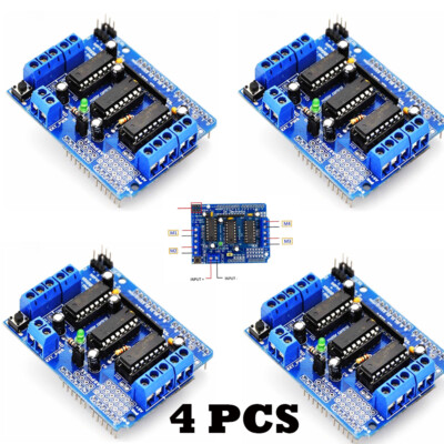 4X Motor Drive Shield Expansion Board L293D For Arduino Duemilanove Mega2560 UNO
