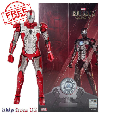 #ad #ad Marvel Avengers Iron Man Mark V MK5 Ironman Toy Action Figure Model NEW IN BOX $39.99