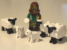New Lego  Sheep Sheared Lamb White Shepherd Your Choice Animal