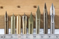Vintage Geo W. Hughes Dip Pen Nibs, 29 Different Types, UK Seller