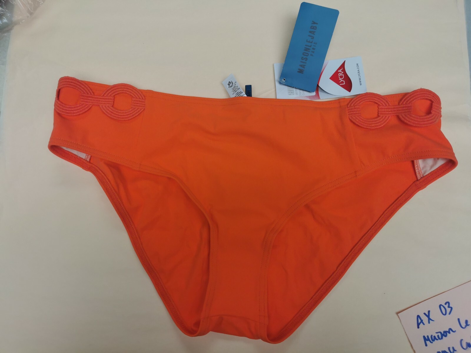 Bragas Bikini Maison LeJaby Muse Naranja AX03