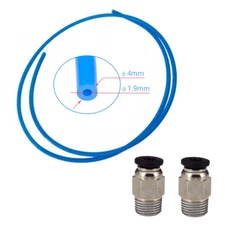 Creality 3D CR-10S PRO Upgraded PTFE Bowden Tube with Improved PC4 Fittings