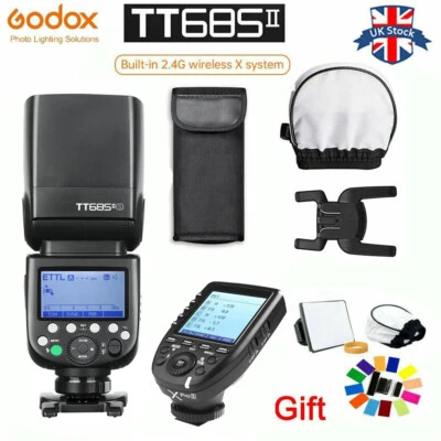 Godox TT685II-S 2,4 G TTL HSS Flash Speedlite Light + Xpro-S Flah Trigger per Sony