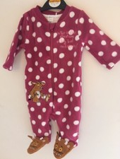 The Gruffalo Plush All In One Cosy Pink Sleep suit  Up To 1 Mnth / 9 Lbs / 56 Cm
