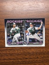2024 Topps Update Anthony Molina Evan Justice ROOKIE Combos #US270 Rockies RC