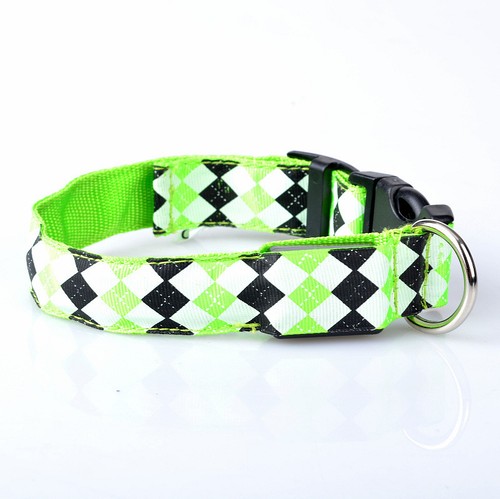 LED Glow Collar Dog Puppy Pet Flashing Light Safety Glow In The Dark FAST POST - Picture 17 of 81