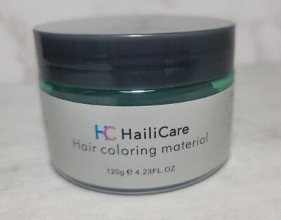 HC Haili Care  Hair Wax Pomades GREEN 4.23oz Natural Hair Coloring Wax Material