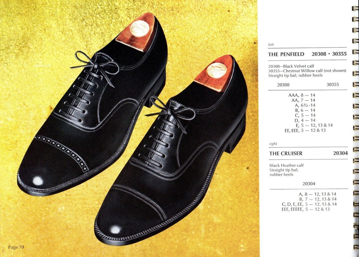 FLORSHEIM／Penfield／20308／size６ VTG Florsheim Penfield 20308 Black Oxford Sz 10 Brogue Cap