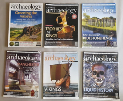 Current Archeology Magazines ** 2009-2010: 6 Issues (234, 236-7, 242, 244, 245) 