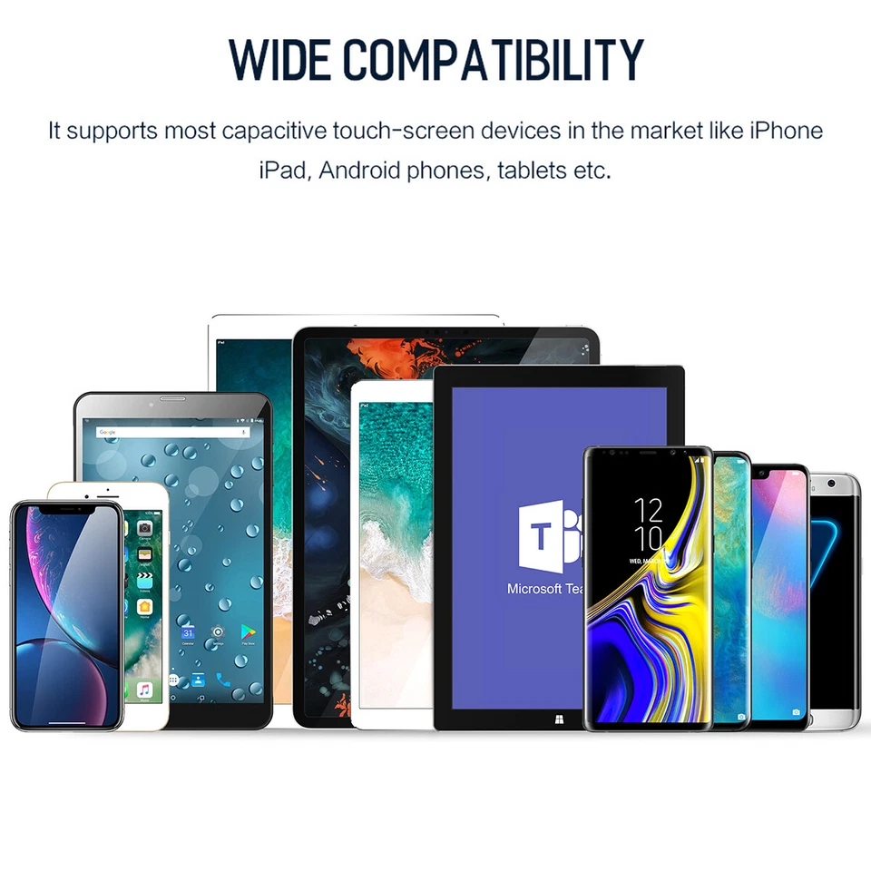 Rechargeable Capacitive Touch Screen Pen Stylus for iPhone iPad iPod Samsung PC - Image 2 of 4