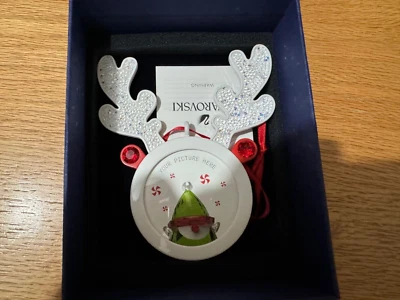SWAROVSKI HOLIDAY CHEERS REINDEER PICTURE HOLDER 5596391 NEW