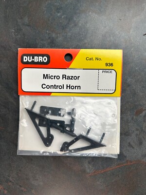 B6 Du-Bro R/C Micro Razor Control Horn (2) 936 NOS