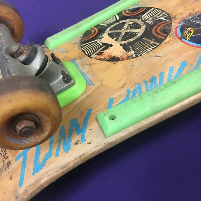 Vintage 80s Powell Tony Hawk Medallion Complete Skateboard Deck