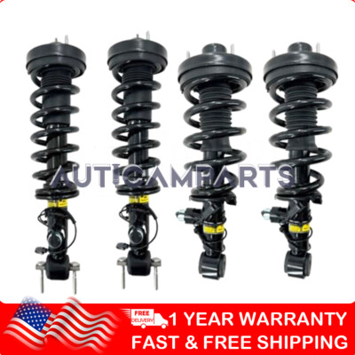 4x Front Rear Shock Struts Assys w/CCD For Lincoln Navigator Ford Expedition 18-