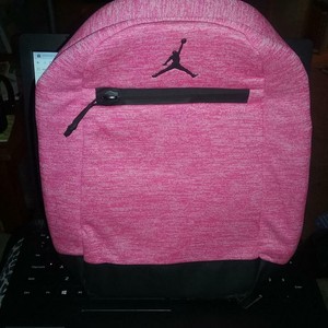 pink jordan backpack