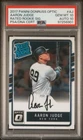 2017 DONRUSS OPTIC AARON JUDGE RATED ROOKIE SIGNATURES PSA 10/AUTO 10🔥