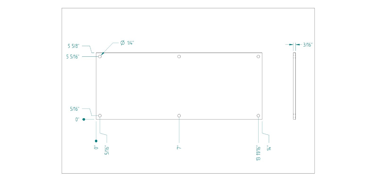 Lexan Panel, Pre-Drilled Mounting, 3/16" Thick X 14" X 5 5/8" Clear (5 ...