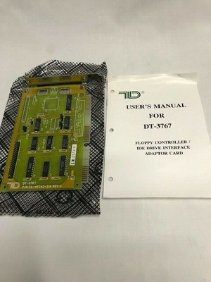 DT-3767 FLOPPY CONTROLLER & IDE DRIVE INTERFACE ADAPTER