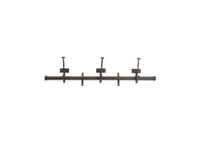 Garderobe Eisen Wandmontage Vintage Schule Haken Mit 3 Haken