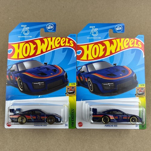 Hot Wheels 2023 Super Treasure Hunt Car Porsche 935 Blue 223/250