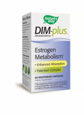 Nature's Way DIM-plus Östrogenstoffwechsel 60 pflanzliche Kapseln, Natures Way DIM PLUS