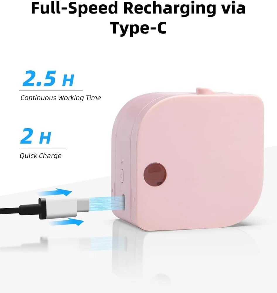 Portable Bluetooth Label Maker with Inkless Rechargeable Design for Easy Home & Office Use