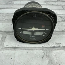 Electric Gyro Corp Turn Coordinator 1394T100-5Y 12/32V Parts Only Non Working