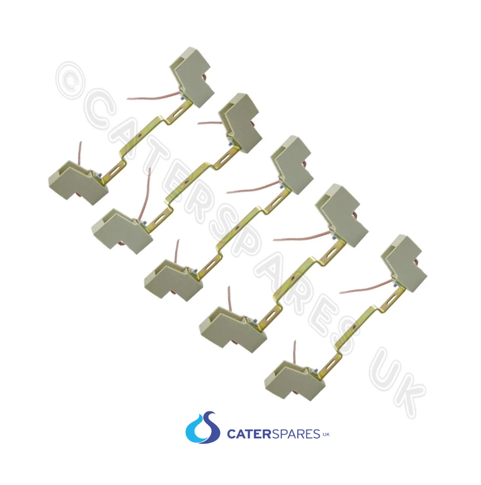 CATERING GANTRY HEAT LAMP HOLDER R7 STYLE PUSH FIT SPARE PARTS 118mm HALOGEN X 5