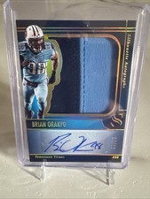 2025 Panini Silhouette Brian Orakpo 6/10 GOLD Patch Auto #SA-BOO Titans