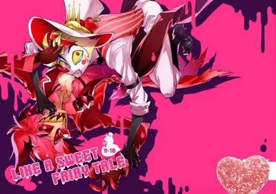 Hazbin Hotel Fanzine comic Doujinshi LIKE A SWEET FAIRY TAIL Alastor Lucifer