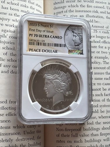 NGC 2023-S PF70 Ultra Cameo Peace Dollar Proof 🇺🇸