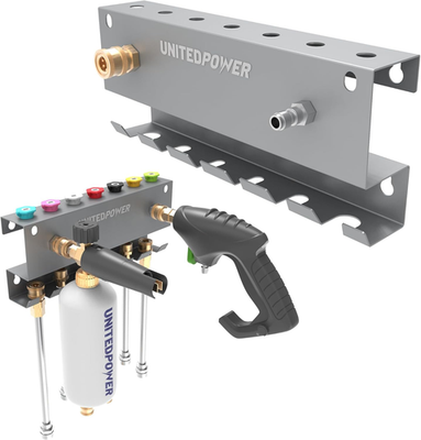 #ad Pressure Washer Gun Holder Wall Mount Rack Foam Cannon Nozzle Wand Quick Connect $49.89