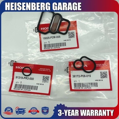OEM VTEC Solenoid Gasket Set #15825-P2M-005 For Honda Civic Type D16Y8 D17A2