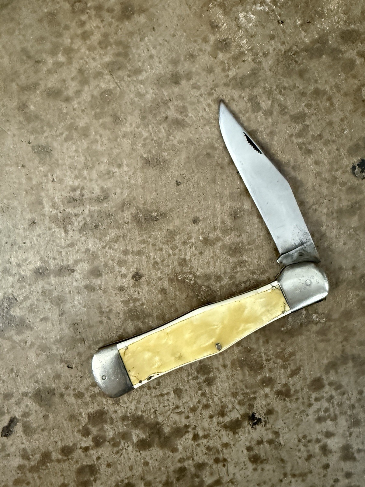 VINTAGE WESTERN STATES BOULDER CO. COKE BOTTLE FOLDING HUNTER KNIFE 1911-1951