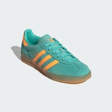 Adidas Originals Gazelle Indoor Women's Shoes Acid Mint Flash Orange Gum JS1414