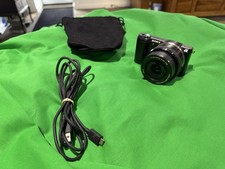 Sony Alpha a5000 20.1MP Mirrorless Silver Wi-Fi Flash w/ 16-50mm Lens