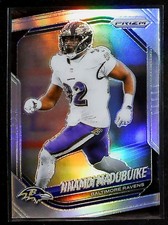 2025 Panini Prizm Nnamdi Madubuike Silver #22 Baltimore Ravens