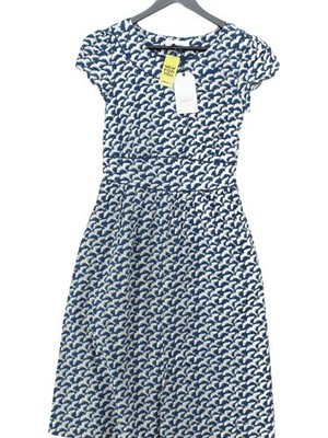 SEASALT CORNWALL T-Shirt Midi Dress UK8 in Blue